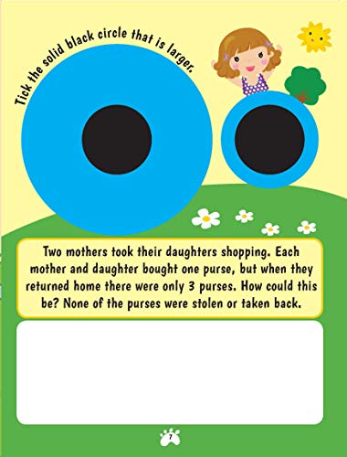 101 Logic Puzzles Activity Book – Engaging Puzzles for Kids Ages 4–6, Includes Patterns, Mazes, Analogies, Inferences & More, 72 Colourful Pages with Answers, Builds Critical Thinking & Problem-Solving Skills