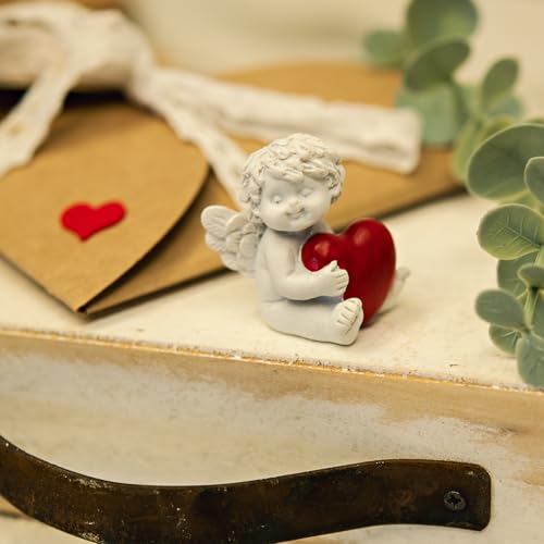 Anges d'amour Igor lot de 4 figurines miniatures comme cadeau de Saint Valentin