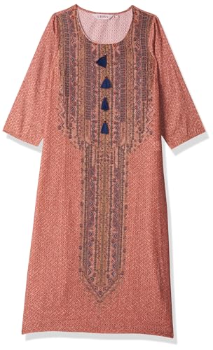 Image of BIBA Women Cotton Straight Printed Kurta