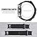 MOFREE Compatible with Samsung Galaxy Watch 8 Classic 46mm/Galaxy Watch 8 40mm 44mm,Rugged Nylon Woven Loop Sport Adjustable Strap Replacement Wristband for Samsung Galaxy Watch 8 Bands for Men Black