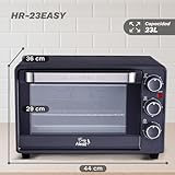 Grunkel Horno eléctrico multifunción de sobremesa de 23L con 3...