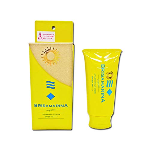 BRISA MARINA UV Cream, 2 Colors, Sunscreen Tube, Genuine Japanese Product SPF50+ PA++++ (White)
