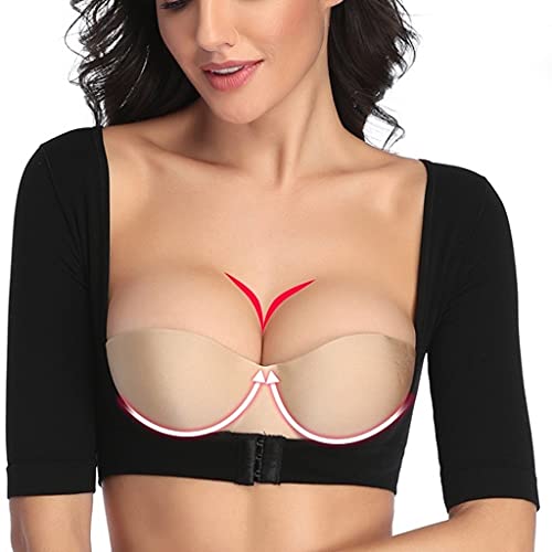 Gilet minceur bras sans couture gainant avec correcteur de posture et soutien gorge intégré