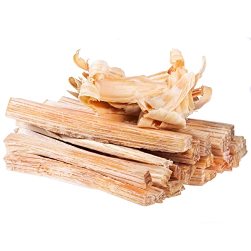 Fire Starter Fatwood Chips & Sticks - 10 Lbs Box Of ~ 250 Sticks Natural Firestarter Stix And 8 Fatwood Shaving Nests For Campfires, Wood Stoves, Charcoal Chimney, Bonfires, Fireplace. Kindling Wood #TOP3