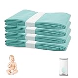 4 Stück Windeleimer Nachfüllkassetten, Kompatibel mit Dekor Classic Windel Pail Nachfülltaschen,Langlebige Windel Pail Nachfülltaschen, Baby Windel Bin Liner Pails, hält bis zu 1280 Windeln (4-Pack)