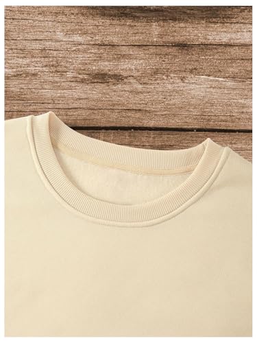 SHENHE Men's Casual Letter Graphic Crewneck Drop Shoulder Long Sleeve Pullover Sweatshirt3