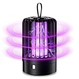 DAJASD Insektenvernichter Elektrisch,Mosquito Zapper, Tragbarer Mückenfalle Elektrisch, USB Wasserdicht Fliegenfalle Elektrischer, Aufhängbar Insektenlampe Mosquito Killer Für Innen Und Außen