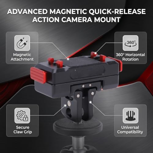 Soporte magnético Yechiry para Ace Pro 2 con rotación de 360 grados y base para trípode 5