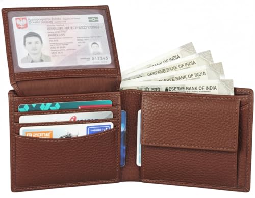 Image of NAPA HIDE Leather Wallet for Men (Tan)