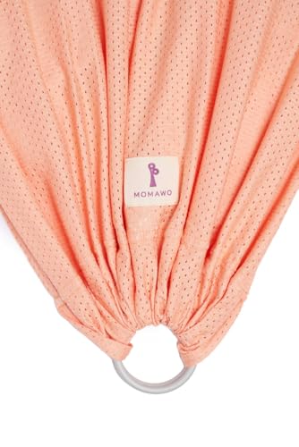 Bandolera Portabebé Momawo Splash (Salmon)