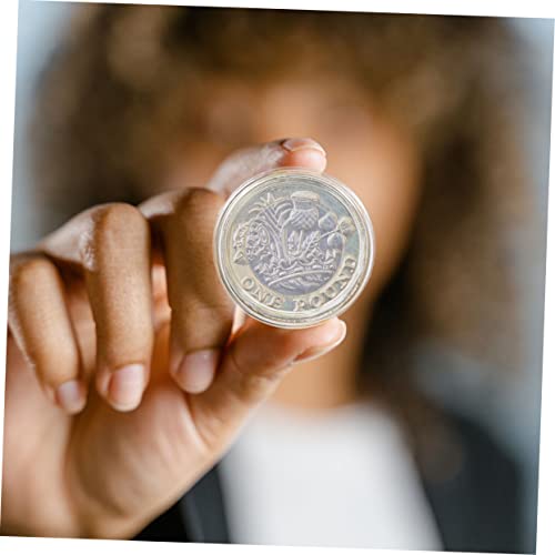 Caja acrílica para monedas 200 piezas miniatura 3
