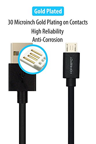 Makerspot Accessories - Ul-Listed 5V1A 1000Ma Usb Wall Charger W/Micro-Usb To Usb Cable - 6.6Ft (2M) Extra Long Charging Cable For Single-Board Computers Arduino, Raspberry Pi, Teensy, Netduino #TOP2