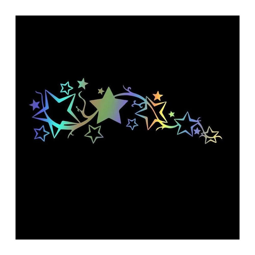 Auto Sticker Vinyl On Car Stickers and Decals Window(Reflective Lasers,42cmX14cm)