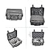 Portable Carrying Case for XbotGo, Durable PP Plastic with EVA Liner, Waterproof & Dustproof, Shockproof Design, Secure Lock & Ventilation System, Includes Mesh Pocket, Ideal for Storage & Travel