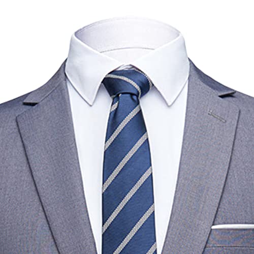 Men Casual 3 Piece Suit Set 2 Button Slim Fit Formal Blazer Suits Lapel Stylish Business Party Jacket Vest Pants2