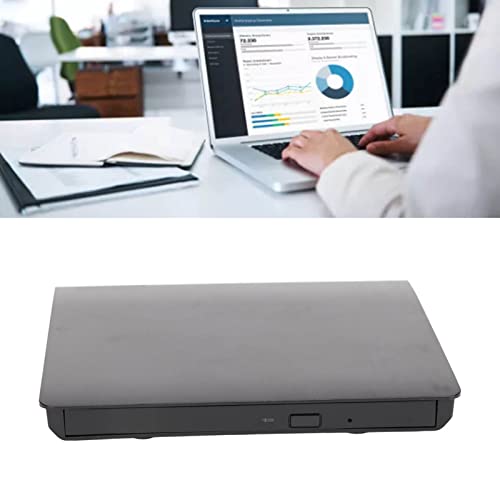 PUNELE External DVD Drive Box 9.5mm USB3.0 Type C Dual Port 5Gbps Stable Transmission DVD RW Drive Box for Desktop Laptop ODD