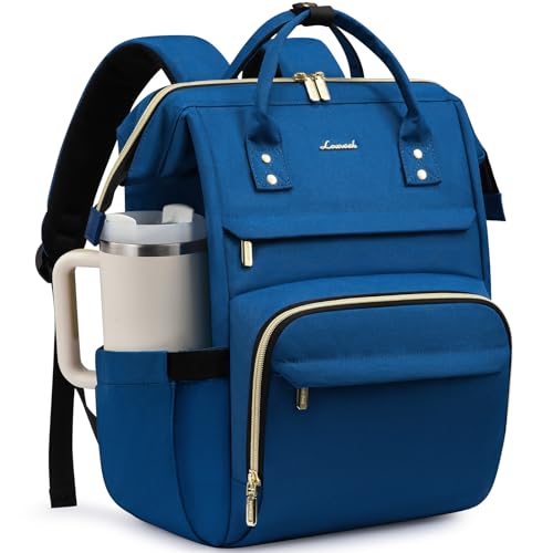 For Women With Giant Tumbler Holder Pocket,15.6 Inch Waterpr