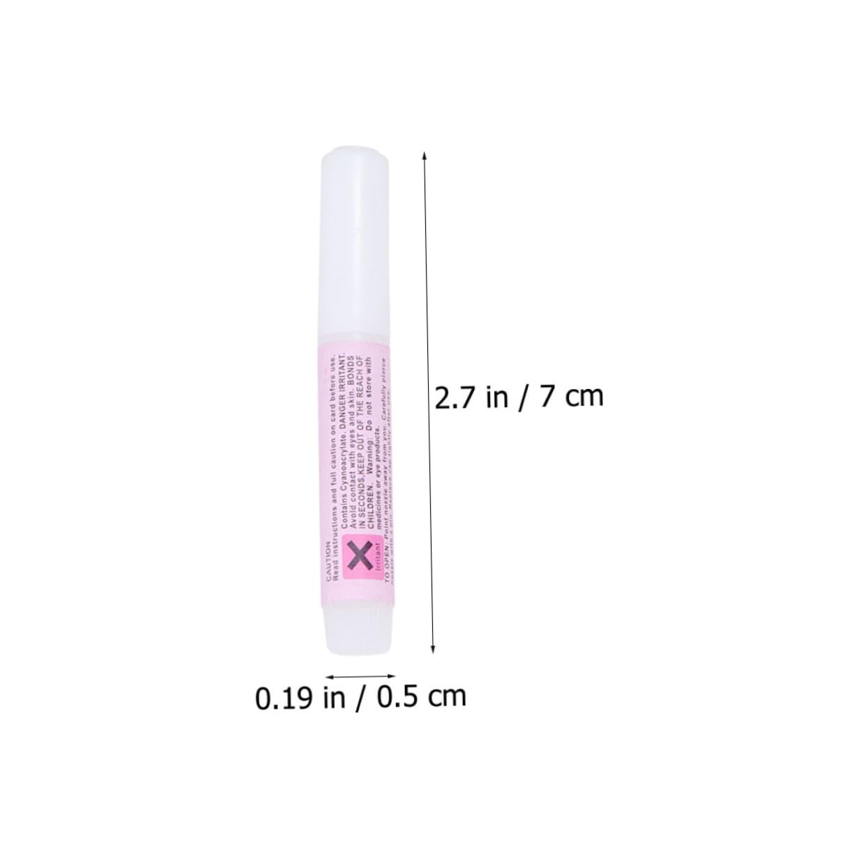 FRCOLOR 75pezzi Colla Per Unghie Acriliche Adesivo Professionale Per Manicure Art Alta Adesione e Asciugatura Rapida Per Unghie False
