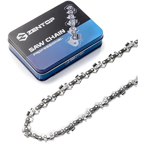 ZENTOP Carbide Chainsaw Chain 18 Inch, 063" Gauge, 325" Pitch, 68 Drive Links, Fits Stihl 025, 025C, MS 250, MS 250 C, MS 250 C-BE, MS 251, MS 251 C, MS 251 C-BE, OEM Stihl 26RS68 and More, 1 Pack Cover
