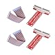 GERUI 2 pcs RPi GPIO Breakout-Erweiterungskarte Flachbandkabel + T-Typ GPIO-Adapter 20 cm FC40 40-Pin-Flachbandkabel，mitRaspberry Pi 3 2 B+ montierter T Typ GPIO Adapter