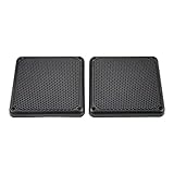 Wnuanjun 2 stücke 4 Zoll Auto Square Lautsprechergitter Schutznetzabdeckung PP Kunststoff für Auto-Lautsprecher Net-Cover 119 * 119mm