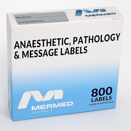 Image of Gray Medicine Syringe Labels (Units /mL) - 800 Medication Labels Stickers, 12mm x 40mm, for Hospitals, Pharmacy & Vet