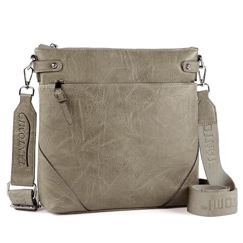 Image of TANTOMI Crossbody Bags for Women, PU Leather Hobo Purse Shoulder Handbags