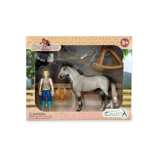CollectA Westernreiter und Pferd Set