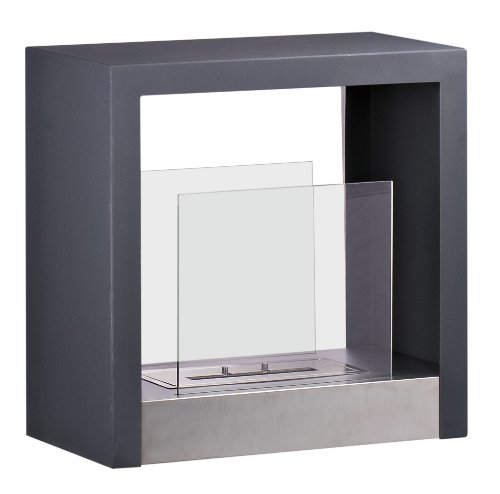 Ethanol Fireplace - Ventless Freestanding See-Through - Ignis Tectum S - Image 2