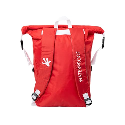 Image of geckobrands Lightweight 30L Waterproof Backpack - Lightweight Watertight Outdoor Bag Hiking Traveling Light Water Activities