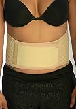 Arquer Sky Basic Line Faja Lumbar Corta y Transpirable, Unisex Adulto, Beige, S