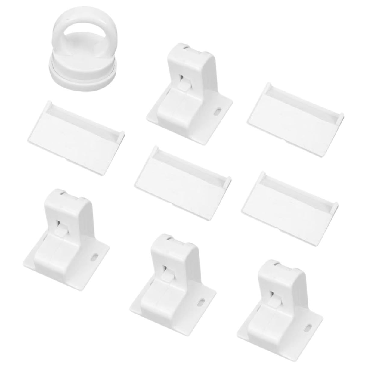 Toyvian Magnesy 4 Zestawy Magnetyczny Zamek Do Szuflady Dla Dzieci Magnes Blokada Bezpieczeństwa Szafki Dziecięcej Ochrona Materiał Abs Dziecko Szafka Dla Dzieci