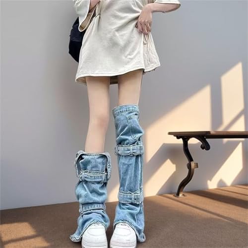 Cyber Y2k Leg Warmers Goth Japanese Fashion Punk Cute Women3