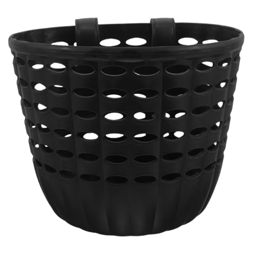 SUPVOX Durable Plastic Handlebar Basket for Easy Installation for Bicycles Scooters and Tricycles Multi Functional Accessory for Boys