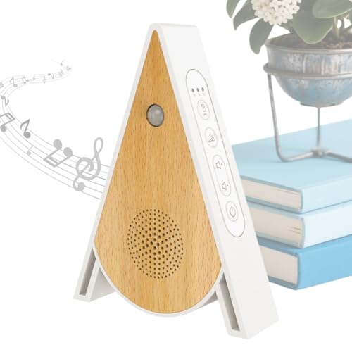Caja de sonido de cantos de pájaros | Altavoz Triangular con detector de movimiento para canto de pájaros,Aparato atractivo para dormitorio, baño, balcón, oficina, spa o yoga, dormitorio en casa
