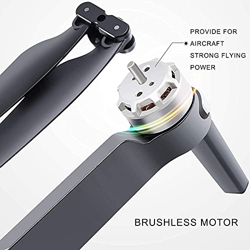 Drohne mit Kamera Klappdrohne mit 720P HD Kamera WiFi RC Quadcopter mit Sprachsteuerung, Gestensteuerung, ballistischem… – Bild 8