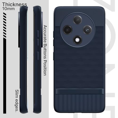 Image of Amazon Basics Back Cover for Oppo F27 Pro Plus 5G| Full Camera Protection | TPU Soft Flexible Shockproof Back Cover(Blue)