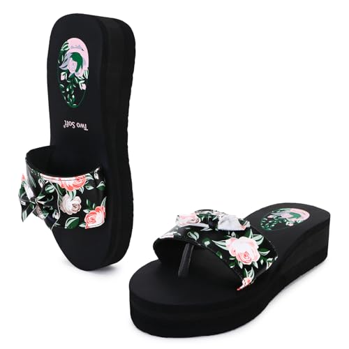 Image of BestWomen Slipper Stylish Comfortable Lightweight Soft Flaxsible Casual Flip Flop /Girls fancy chappal BZ1-P2 018