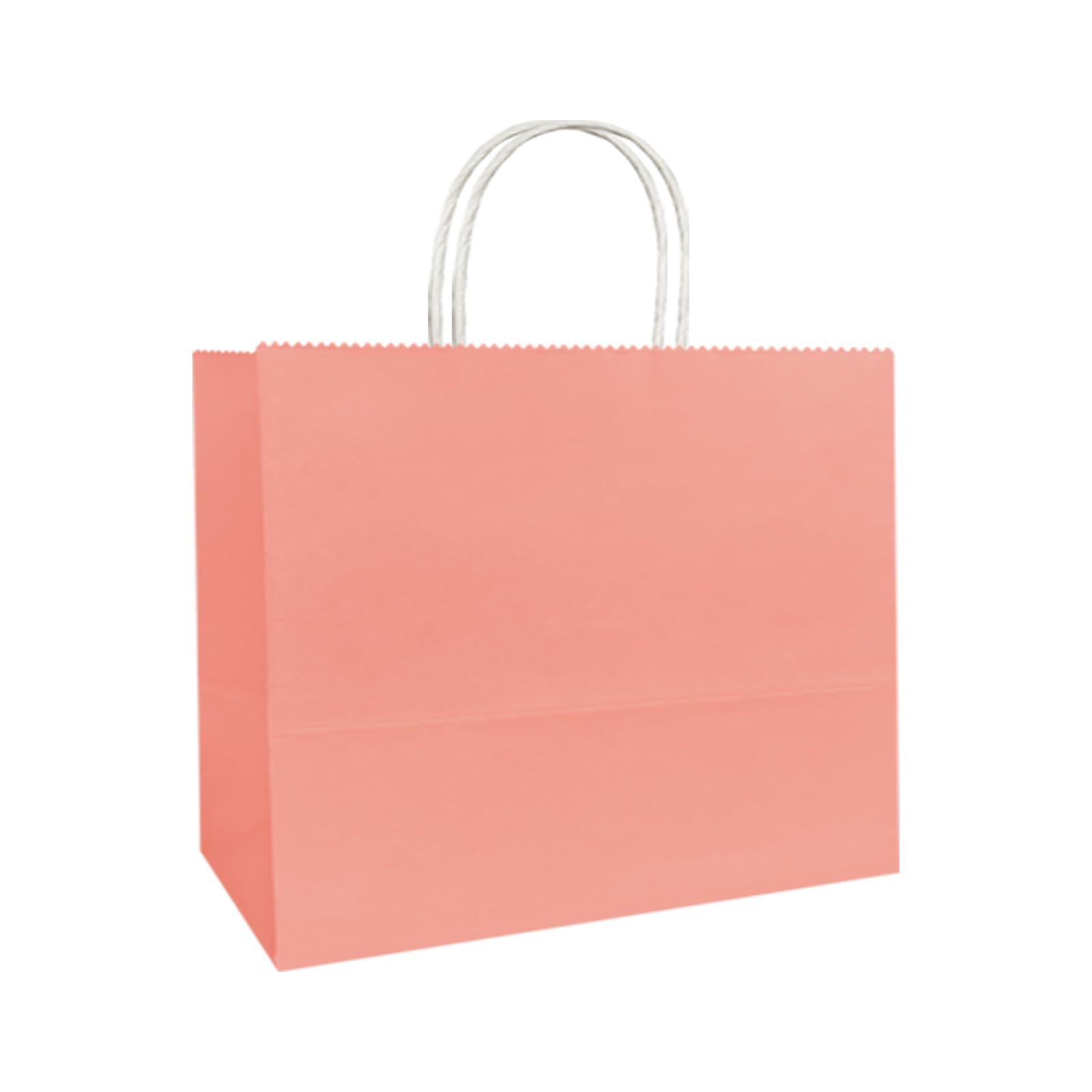 Weifeng 30pcs Paper Bags with Twist Handles, Pink Party Gift Bag 27x12x21cm