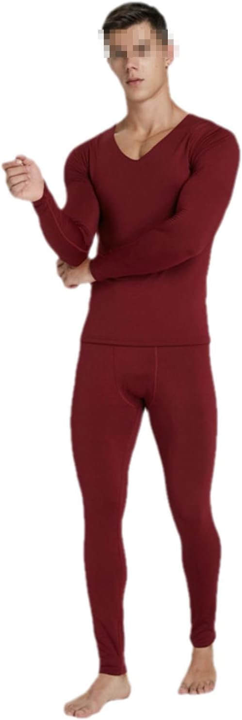 Men Thermal Underwear Winter Tops Oversized Set