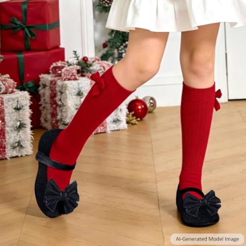 Image of Felix & Flora Toddler Flower Girl Dress Shoes Girl Ballet Flats Party School Shoes Wedding