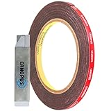CANOPUS Double Sided Tape Heavy Duty 5mm x 3meter Waterproof for Automotive, LED Strips, Indoor & Outdoor Mounting