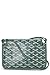 Goyard, Pre-Loved Green Goyardine Canvas Plumet, Green