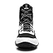 UKUBAG Men's Boxing Shoes, Fashion Lightweight Wrestling Trainers High-Top Bodybuilding Shoes Lightweight Kickboxing Sports Sneakers,White,5