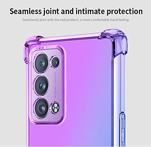 LINER Cover per Oppo Reno 6 PRO 5G/Reno6 PRO 5G Cover, Ultra Sottile Custodia in