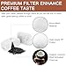 7313285779 Coffee Filter Replacement for Delonghi Espresso Machine - Activated Charcoal Water Filter - Coffee Maker Carbon Filter, 4 Pack