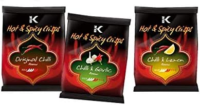 KOLAK Chilli & Garlic Crisps 25G (Pack of 36)