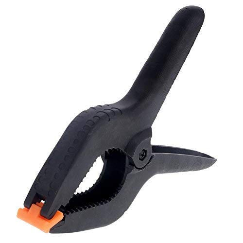 10 Federzwingen Klemmzwingen Groß 200mm - Extra Stark - Bewegliche Backen XXL Spannweite bis 10cm