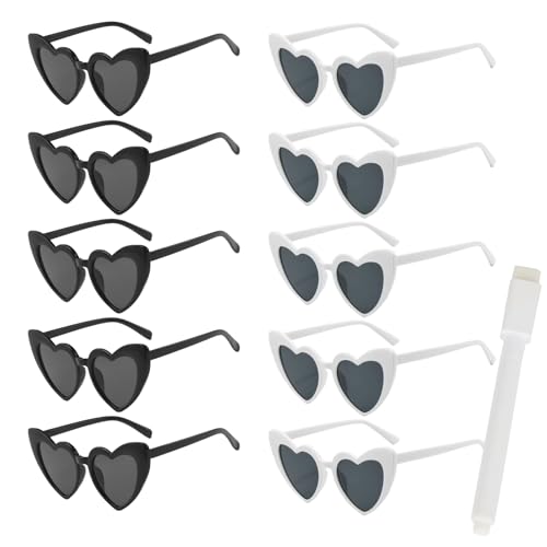 Lunettes cœur personnalisables pour animer vos invités de mariage sans stress