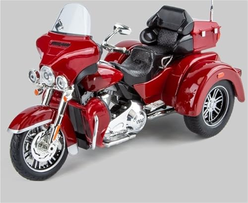 Moto miniature Tri Glide CVO 2021 en alliage 1:9 robuste pour vitrine